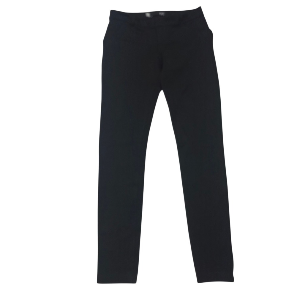 KUT from the Kloth Mia Ankle Skinny Women 6 Black Ponte Knit Stretch Trousers